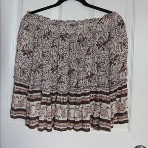 Long sleeved off the shoulder top